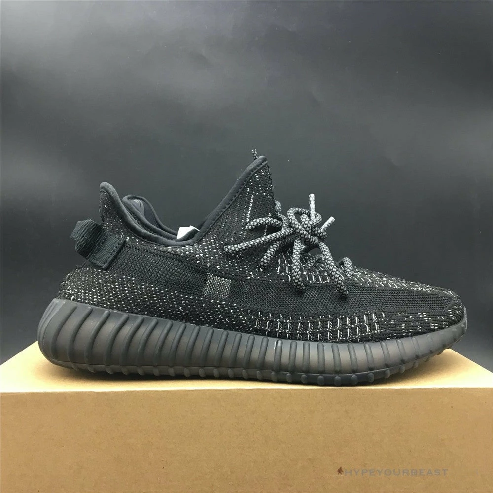 Hypeyourbeast Adidas Yeezy Boost 350 V2 Black / Black / Static 19 Hypeyourbeast Adidas Yeezy Boost 350 V2 Black / Black / Static
