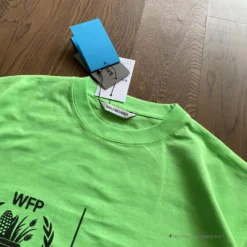 Hypeyourbeast BCG Support Word Food Programme Tee Shirt Green T-Shirts