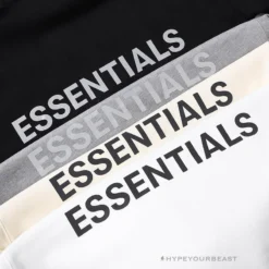 HypeYourBeast FOG Hoodie Reflective ‘ESSENTIALS’ Black Hoodies & Jackets
