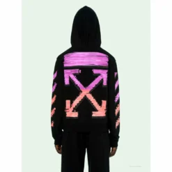 HypeYourBeast Off White Hoodie Black PINK