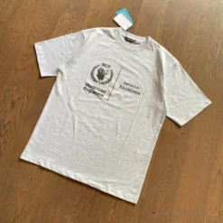 Hypeyourbeast BCG Support Word Food Programme Tee Shirt Grey