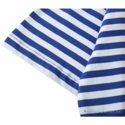 Hypeyourbeast Clothes BAPE Baby Milo Sesame Street Striped Tee Shirt 'BLUE'