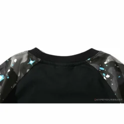 Hypeyourbeast Clothes BAPE Baby Milo Galaxy Astronaut Luminous Tee Shirt 'BLACK'