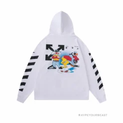 HypeYourBeast Off White Hoodie Looney - White 18 HypeYourBeast Off White Hoodie Looney - White