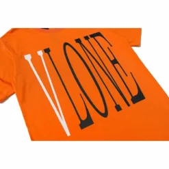 HypeYourBeast Vlone Orange Staple Tee Shirt T-Shirts