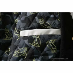 Hypeyourbeast BAPE OVO Patchwork Baseball Owl Jacket Clothes