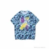 Hypeyourbeast BAPE Ape Head Star Camouflage Shading Tee Shirt 'BLUE'