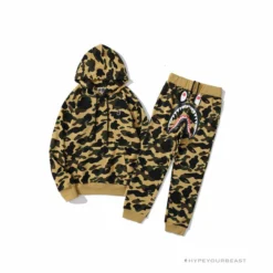 HypeYourBeast BAPE Camouflage Kangaroo Hooded Hoodie Yellow Clothes 24 HypeYourBeast BAPE Camouflage Kangaroo Hooded Hoodie Yellow Clothes