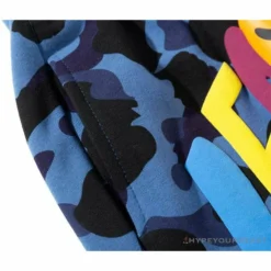 Hypeyourbeast BAPE X READYMADE Tiger Head Foam Camouflage Shorts 'BLUE' Clothes