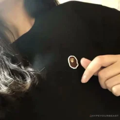 Hypeyourbeast Clothes BAPE Classic Embroidered Logo Ape Head Tee Shirt 'BLACK' 31 Hypeyourbeast Clothes BAPE Classic Embroidered Logo Ape Head Tee Shirt 'BLACK'