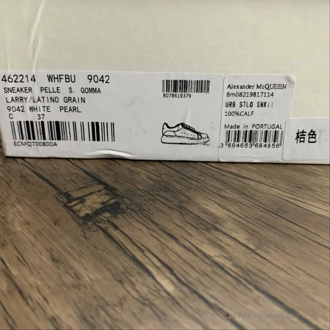 HypeYourBeast A. Mcqueen Alexander McQueen White / Orange 16 HypeYourBeast A. Mcqueen Alexander McQueen White / Orange