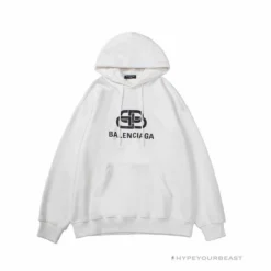 HypeYourBeast BCG BB Hoodie White Black Hoodies & Jackets
