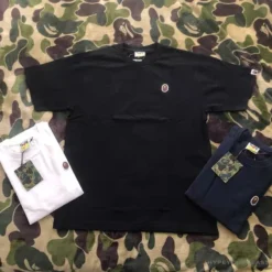 Hypeyourbeast Clothes BAPE Classic Embroidered Logo Ape Head Tee Shirt 'BLACK' 30 Hypeyourbeast Clothes BAPE Classic Embroidered Logo Ape Head Tee Shirt 'BLACK'