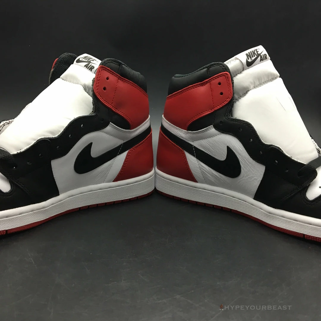 Hypeyourbeast Air Jordan 1 High 'Satin Black Toe' 13 Hypeyourbeast Air Jordan 1 High 'Satin Black Toe'