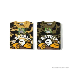 Hypeyourbeast BAPE KIDS Elbow Hug Gorilla Camouflage Tee Shirt 'GREEN' 11 Hypeyourbeast BAPE KIDS Elbow Hug Gorilla Camouflage Tee Shirt 'GREEN'