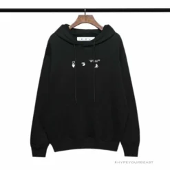 HypeYourBeast Off White Hoodie Black RED