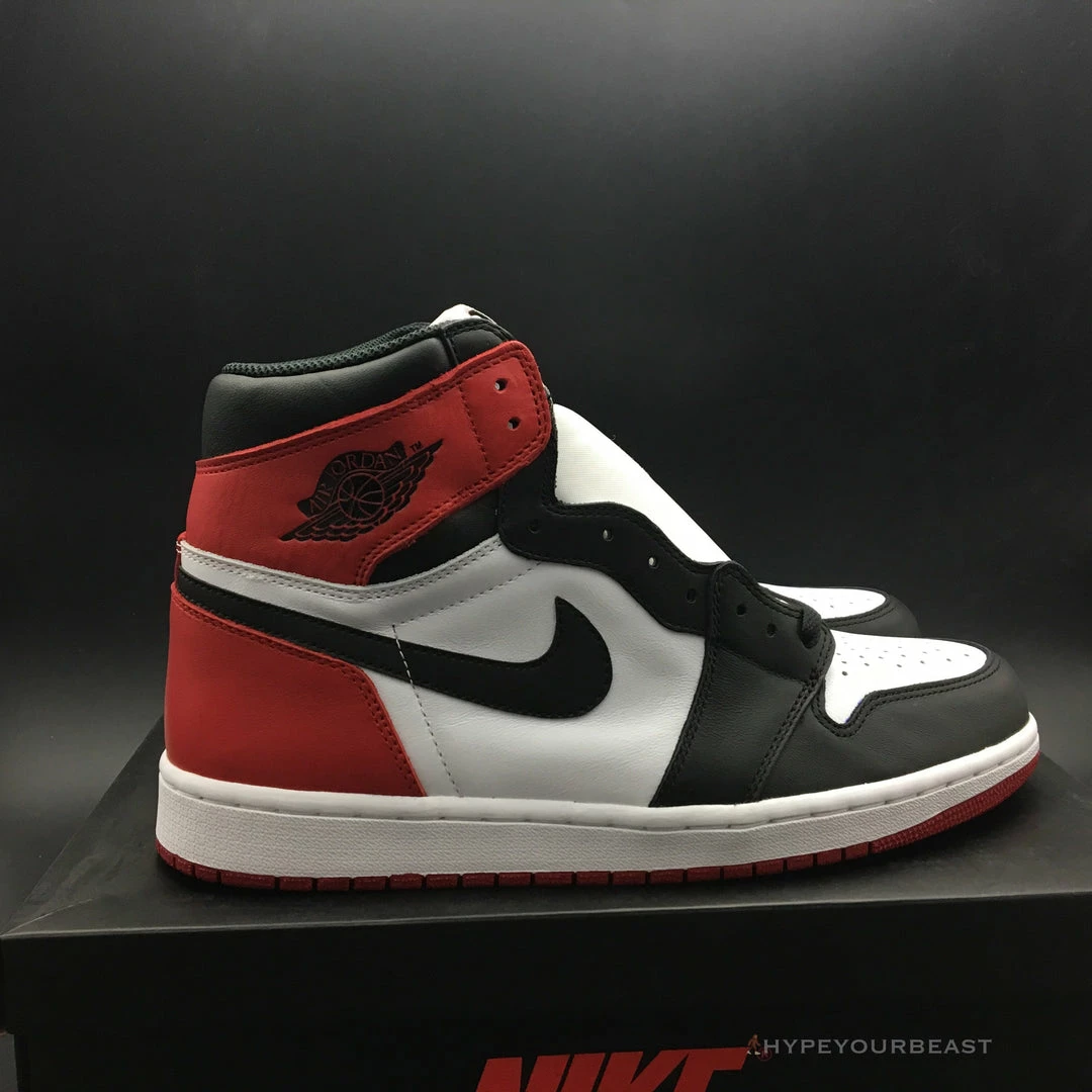 Hypeyourbeast Air Jordan 1 High 'Satin Black Toe' 16 Hypeyourbeast Air Jordan 1 High 'Satin Black Toe'
