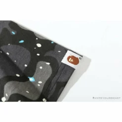 Hypeyourbeast Clothes BAPE Baby Milo Galaxy Astronaut Luminous Tee Shirt 'BLACK'