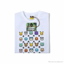 Hypeyourbeast BAPE Baby Milo Pokémon Tee Shirt 'WHITE'