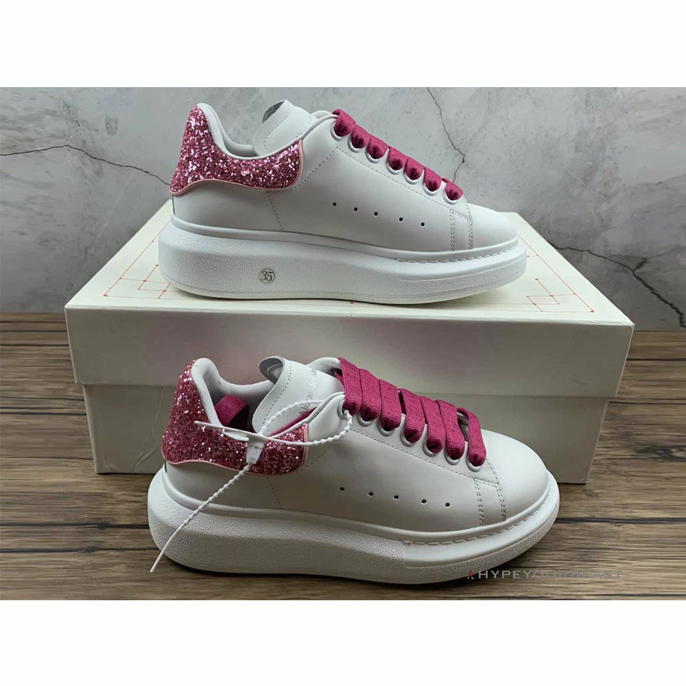 HypeYourBeast Alexander McQueen White / Pink Sparkle 1 HypeYourBeast Alexander McQueen White / Pink Sparkle