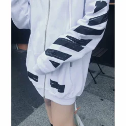 HypeYourBeast Hoodies & Jackets Off White Hoodie White & Black 19 HypeYourBeast Hoodies & Jackets Off White Hoodie White & Black