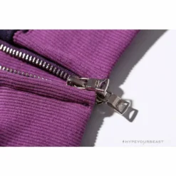 Hypeyourbeast BAPE Shark Head Classic Embroidered Camouflage Zip-Up Hoodie 'PURPLE' Clothes