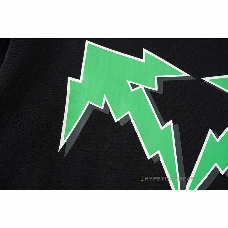 HypeYourBeast Hoodies & Jackets Off-White Green Hoodie - Black 7 HypeYourBeast Hoodies & Jackets Off-White Green Hoodie - Black
