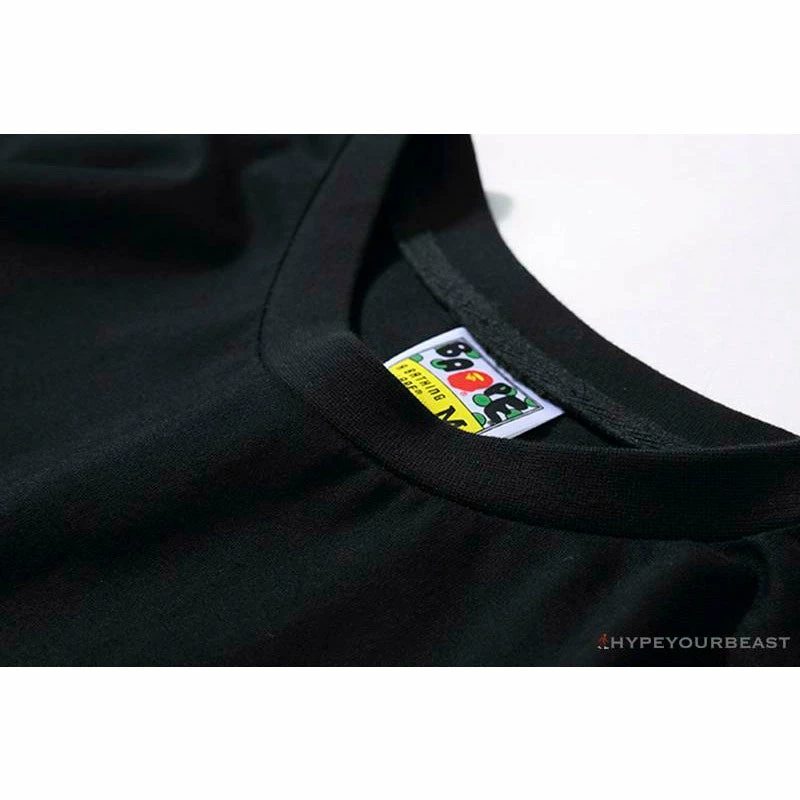 Hypeyourbeast Clothes BAPE APES TOGETHER English Alphabet Ape Head Long Sleeve Shirt 'BLACK' 3 Hypeyourbeast Clothes BAPE APES TOGETHER English Alphabet Ape Head Long Sleeve Shirt 'BLACK'