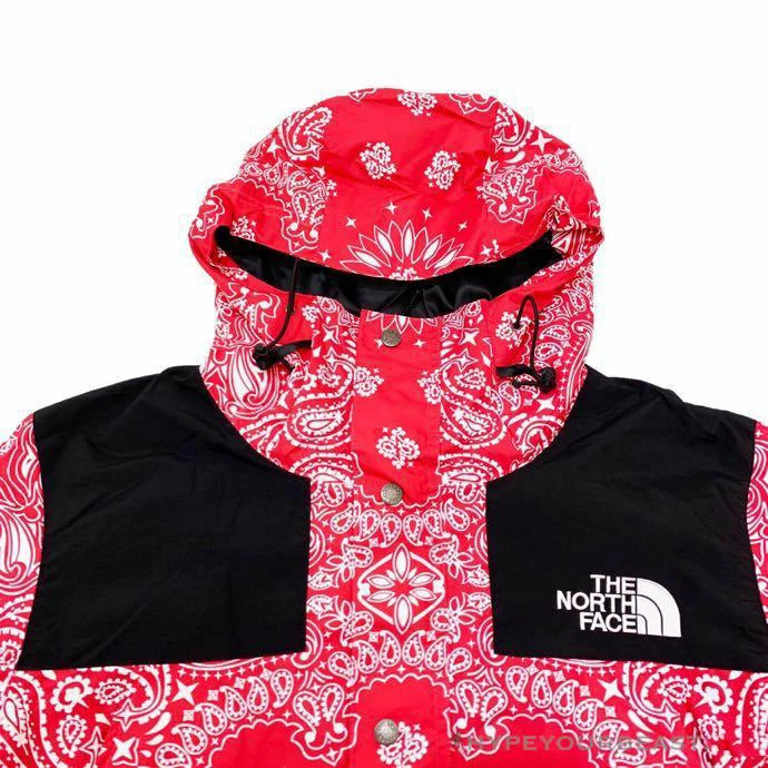 HypeYourBeast Supreme X TNF Bandana Jacket Red 5 HypeYourBeast Supreme X TNF Bandana Jacket Red