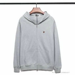 Hypeyourbeast BAPE Classic Ape Head Hoodie 'GREY'