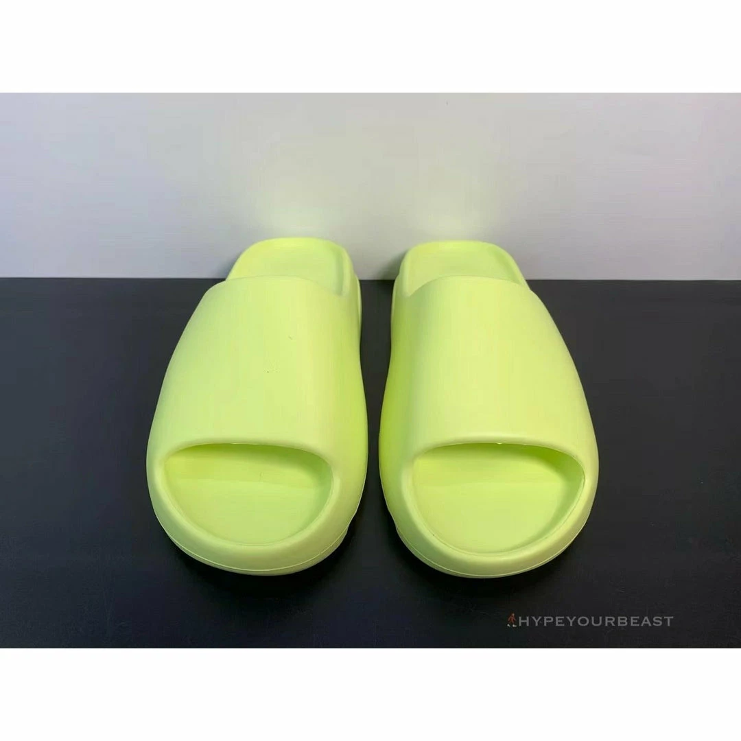 HypeYourBeast Adidas Yeezy Slide Glow Green 12 HypeYourBeast Adidas Yeezy Slide Glow Green