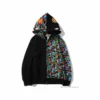 HypeYourBeast Bape Camo Hoodie Black Multi Color Clothes