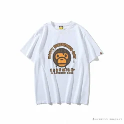 Hypeyourbeast BAPE Baby Milo Valentine's Day Chocolate Tee Shirt 'WHITE' Clothes
