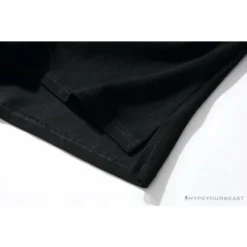 Hypeyourbeast BAPE Solid Color Versatile Embroidered Ape Head Small Badge Polo Shirt 'BLACK' Clothes