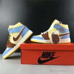 Hypeyourbeast Air Jordan 1 Mid SE Fearless Maison Chateau Rouge