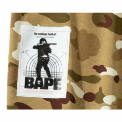 Hypeyourbeast Clothes BAPE Military Style Desert Camouflage Tee Shirt 'YELLOW'