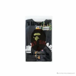 Hypeyourbeast Clothes BAPE Baby Shark Blue Shark Tee Shirt 'BLACK'