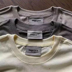 Hypeyourbeast T-Shirts FOG 'ESSENTIALS' Tee Shirt Cream