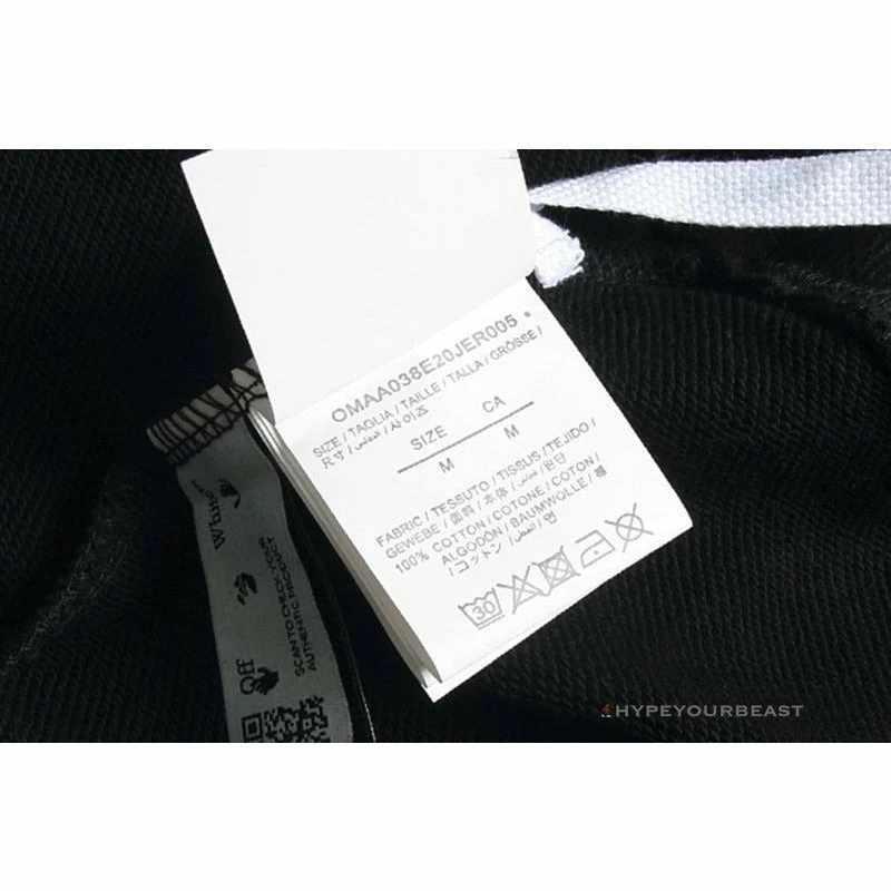 HypeYourBeast Hoodies & Jackets Off White Hoodie Black BLUE 11 HypeYourBeast Hoodies & Jackets Off White Hoodie Black BLUE