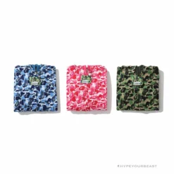 HypeYourBeast Clothes BAPE Camo Hoodie Shark Head PINK