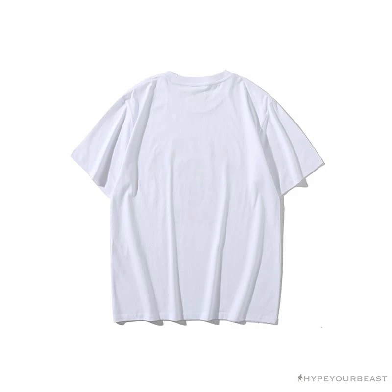 Hypeyourbeast Clothes BAPE Little Ape Head Colorful Classic Tee Shirt 'WHITE' 2 Hypeyourbeast Clothes BAPE Little Ape Head Colorful Classic Tee Shirt 'WHITE'