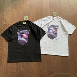 Hypeyourbeast Bape Tee Shirt Black Galaxy