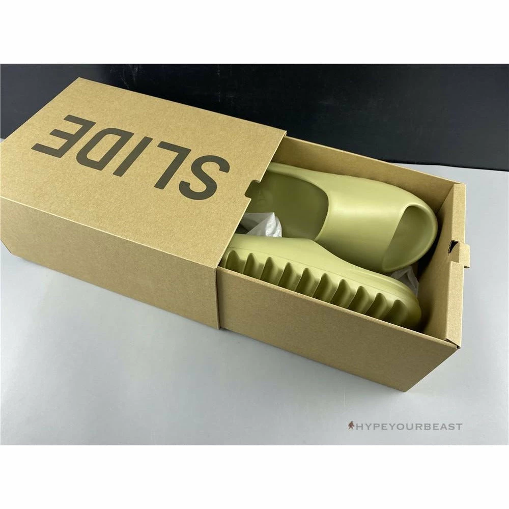 Hypeyourbeast Adidas Yeezy Slide Resin Green 4 Hypeyourbeast Adidas Yeezy Slide Resin Green