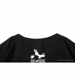 Hypeyourbeast Clothes BAPE Little Ape Head Tom And Jerry Chase Tee Shirt 'BLACK'